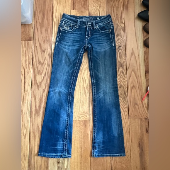 Miss Me Bedazzled Jeans - Picture 1 of 4